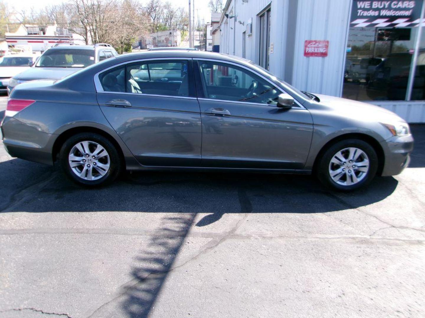 2012 GRAY HONDA ACCORD LXP (1HGCP2F42CA) with an 2.4L engine, Automatic transmission, located at 501 E. Columbia St., Springfield, OH, 45503, (800) 262-7122, 39.925262, -83.801796 - *** 1 Owner *** New Timing w/ Honda Parts *** Tune Up *** Serviced and Detailed *** LX 2.4L *** Clean *** Jay North Auto has offered hand picked vehicles since 1965! Our customer's enjoy a NO pressure buying experience with a small town feel. All of our vehicles get fully inspected and detaile - Photo#0