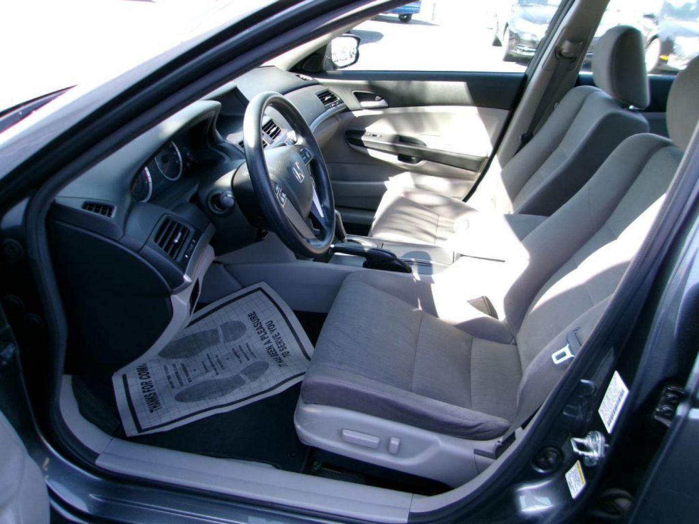2012 GRAY HONDA ACCORD LXP (1HGCP2F42CA) with an 2.4L engine, Automatic transmission, located at 501 E. Columbia St., Springfield, OH, 45503, (800) 262-7122, 39.925262, -83.801796 - *** 1 Owner *** New Timing w/ Honda Parts *** Tune Up *** Serviced and Detailed *** LX 2.4L *** Clean *** Jay North Auto has offered hand picked vehicles since 1965! Our customer's enjoy a NO pressure buying experience with a small town feel. All of our vehicles get fully inspected and detaile - Photo#9
