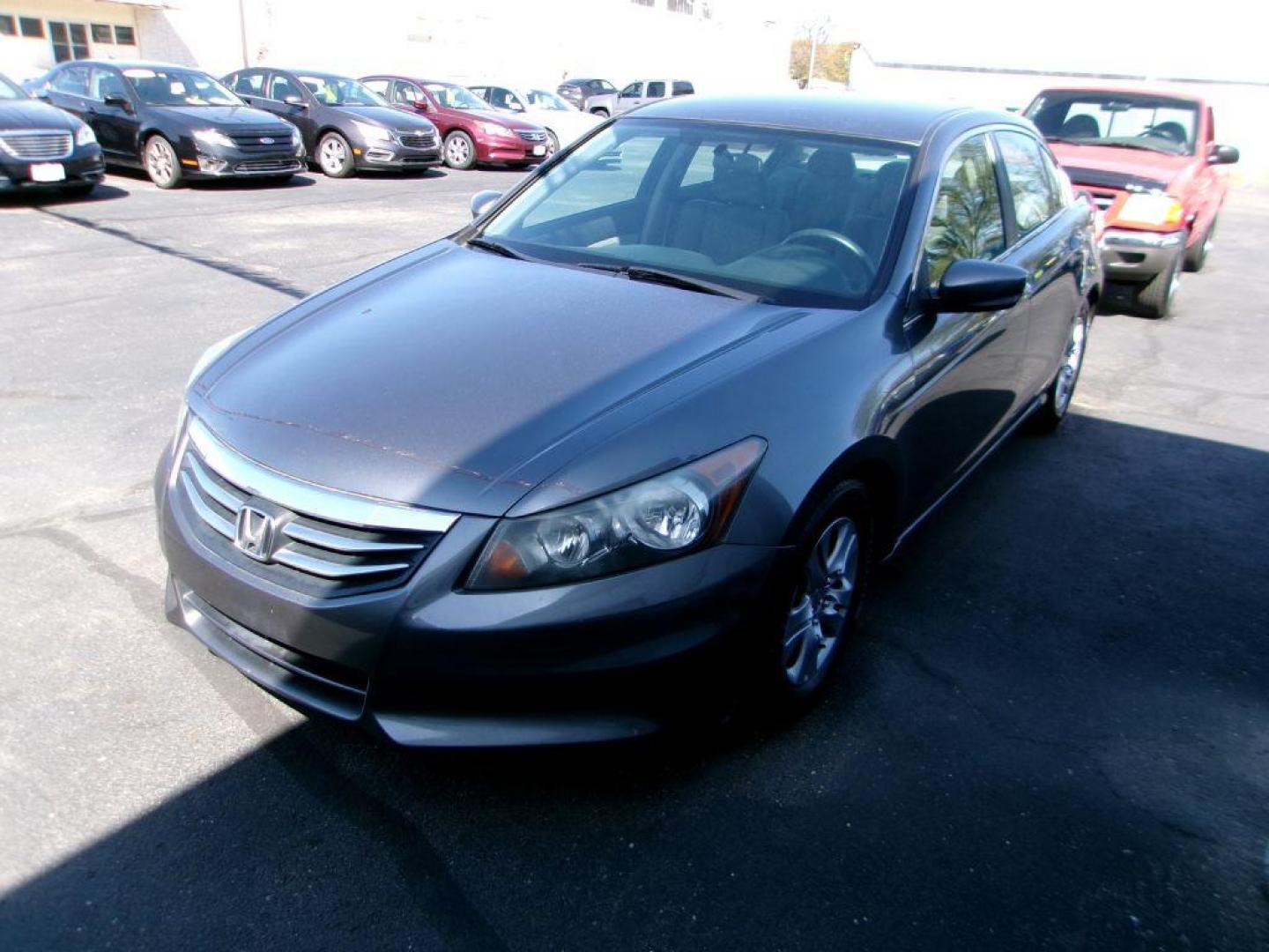 2012 GRAY HONDA ACCORD LXP (1HGCP2F42CA) with an 2.4L engine, Automatic transmission, located at 501 E. Columbia St., Springfield, OH, 45503, (800) 262-7122, 39.925262, -83.801796 - *** 1 Owner *** New Timing w/ Honda Parts *** Tune Up *** Serviced and Detailed *** LX 2.4L *** Clean *** Jay North Auto has offered hand picked vehicles since 1965! Our customer's enjoy a NO pressure buying experience with a small town feel. All of our vehicles get fully inspected and detaile - Photo#3