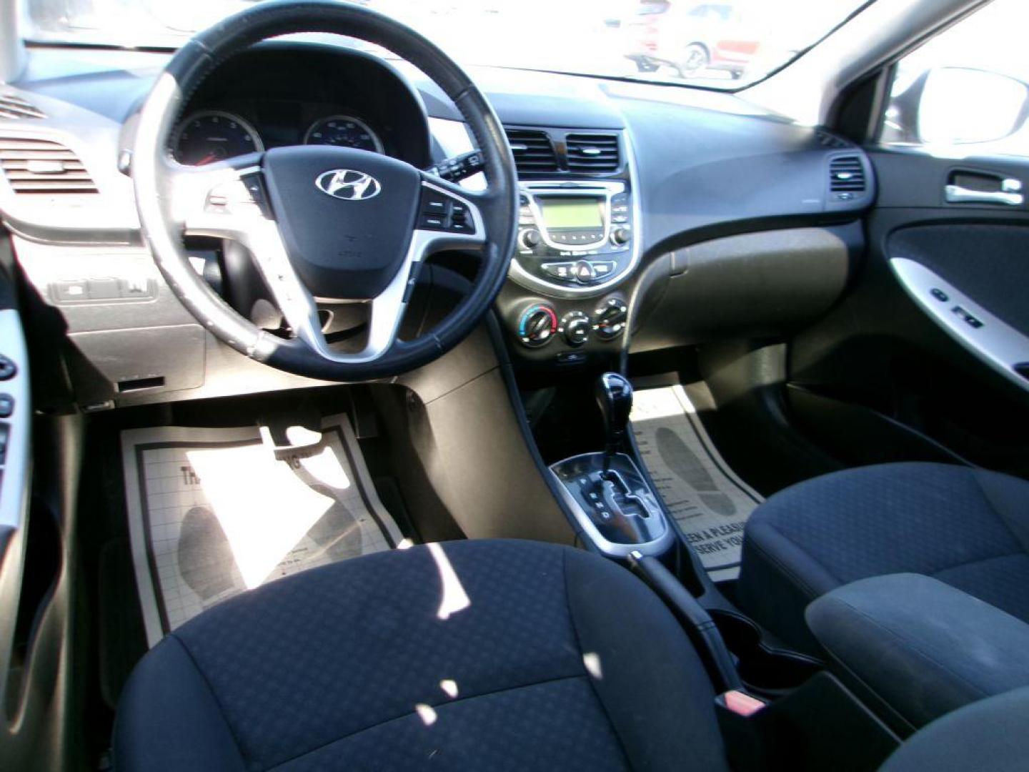 2013 SILVER HYUNDAI ACCENT SE (KMHCU5AE6DU) with an 1.6L engine, Automatic transmission, located at 501 E. Columbia St., Springfield, OH, 45503, (800) 262-7122, 39.925262, -83.801796 - ***Clean Carfax***SE***New Tires***Sunroof***New Front Pads and Rotors***Serviced and Detailed*** Jay North Auto has offered hand picked vehicles since 1965! Our customer's enjoy a NO pressure buying experience with a small town feel. All of our vehicles get fully inspected and detailed. We ar - Photo#10