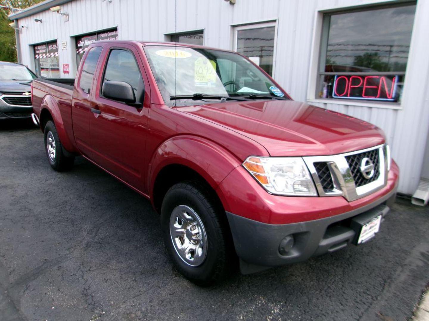 2016 RED NISSAN FRONTIER S (1N6BD0CTXGN) with an 2.5L engine, Automatic transmission, located at 501 E. Columbia St., Springfield, OH, 45503, (800) 262-7122, 39.925262, -83.801796 - ***Clean Carfax***Ext Cab***S***Serviced and Detailed*** Spray In liner *** 2.5L *** Jay North Auto has offered hand picked vehicles since 1965! Our customer's enjoy a NO pressure buying experience with a small town feel. All of our vehicles get fully inspected and detailed. We are a preferred - Photo#1