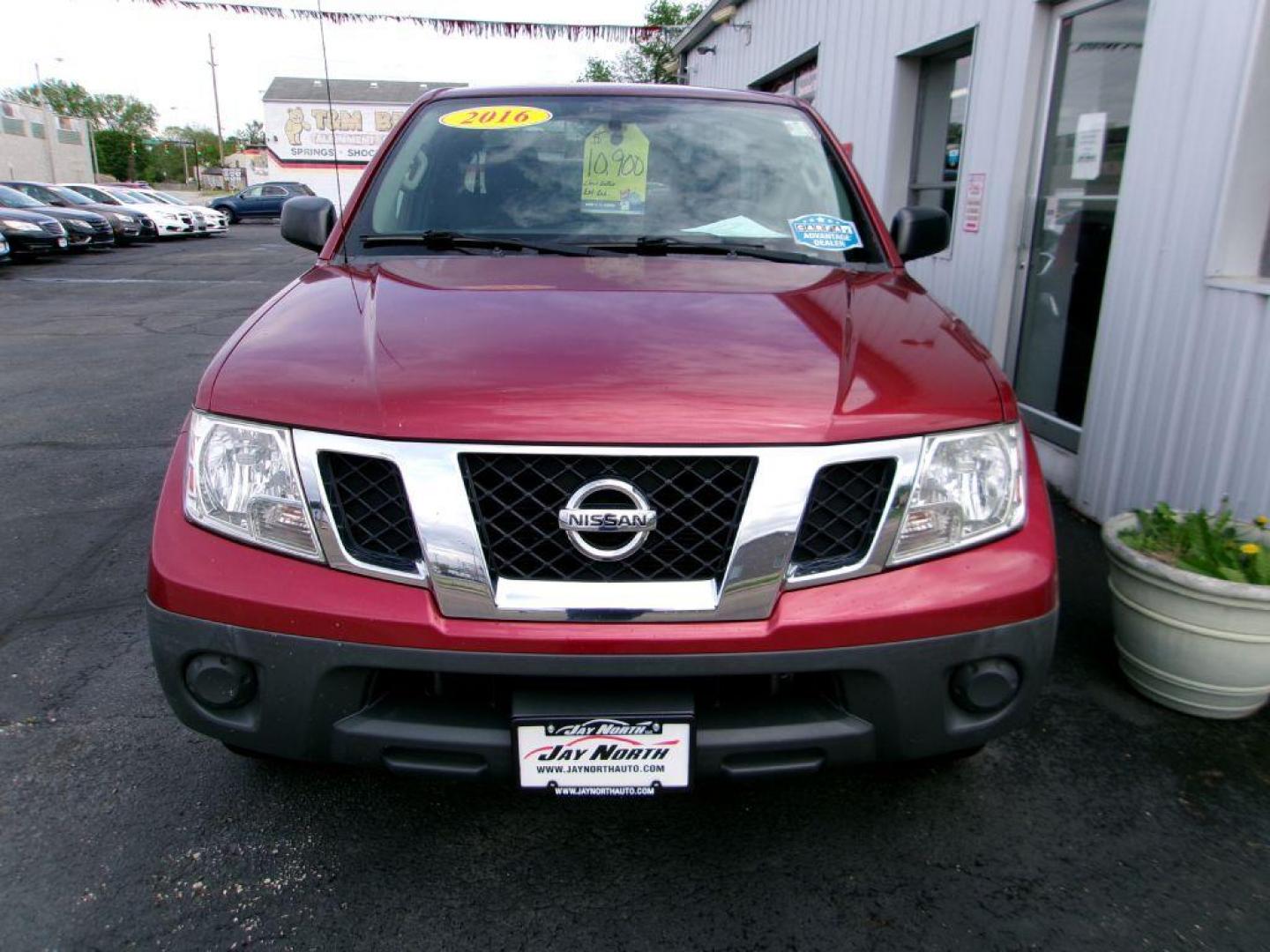 2016 RED NISSAN FRONTIER S (1N6BD0CTXGN) with an 2.5L engine, Automatic transmission, located at 501 E. Columbia St., Springfield, OH, 45503, (800) 262-7122, 39.925262, -83.801796 - ***Clean Carfax***Ext Cab***S***Serviced and Detailed*** Spray In liner *** 2.5L *** Jay North Auto has offered hand picked vehicles since 1965! Our customer's enjoy a NO pressure buying experience with a small town feel. All of our vehicles get fully inspected and detailed. We are a preferred - Photo#2