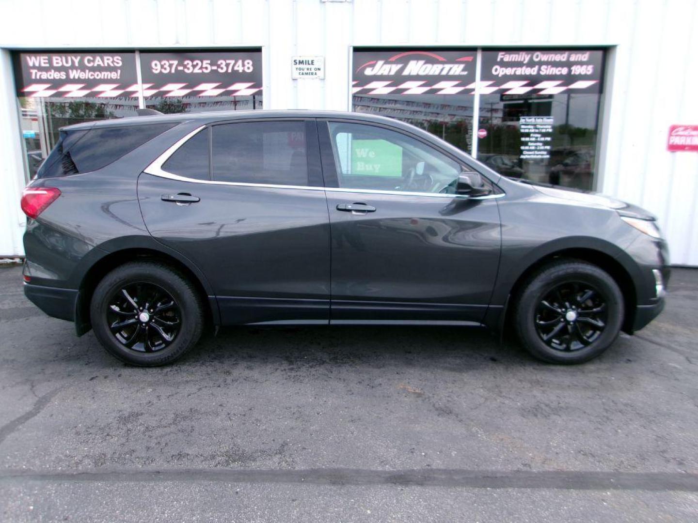 2018 GRAY CHEVROLET EQUINOX LT (2GNAXSEV3J6) with an 1.5L engine, Automatic transmission, located at 501 E. Columbia St., Springfield, OH, 45503, (800) 262-7122, 39.925262, -83.801796 - ***Clean Carfax***AWD***New Battery***LT***Serviced and Detailed*** Jay North Auto has offered hand picked vehicles since 1965! Our customer's enjoy a NO pressure buying experience with a small town feel. All of our vehicles get fully inspected and detailed. We are a preferred dealer for many lo - Photo#0
