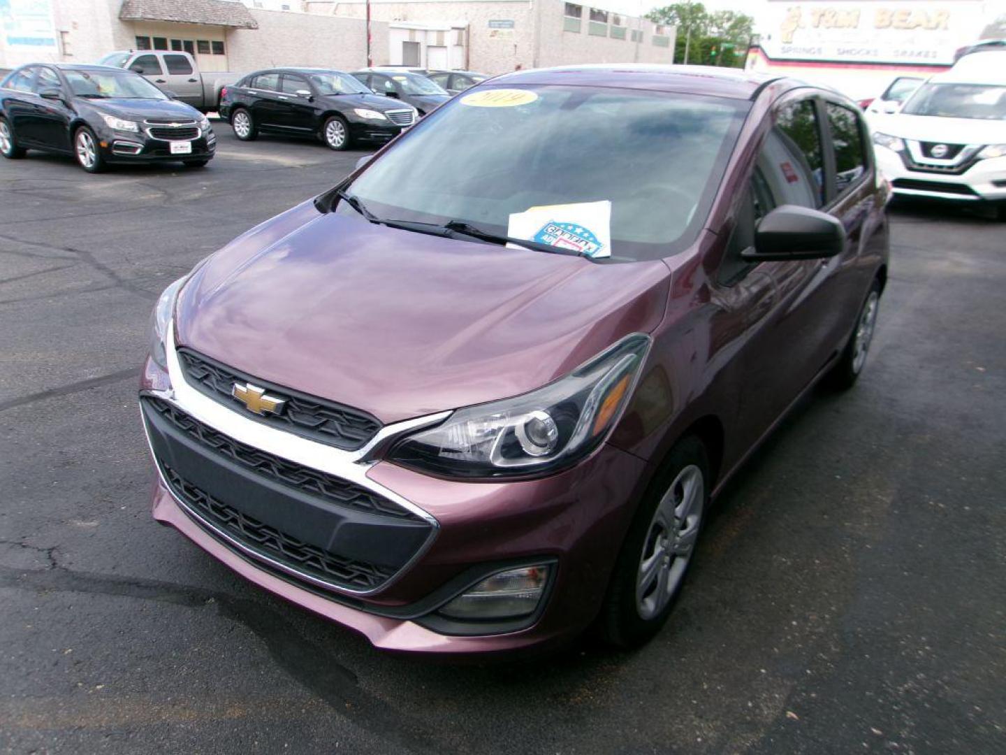 2019 PURPLE CHEVROLET SPARK LS (KL8CB6SA9KC) with an 1.4L engine, Continuously Variable transmission, located at 501 E. Columbia St., Springfield, OH, 45503, (800) 262-7122, 39.925262, -83.801796 - *** Clean CarFax *** Low Miles *** Serviced and Detailed *** Great MPG *** Automatic *** A/C *** Jay North Auto has offered hand picked vehicles since 1965! Our customer's enjoy a NO pressure buying experience with a small town feel. All of our vehicles get fully inspected and detailed. We are a - Photo#3