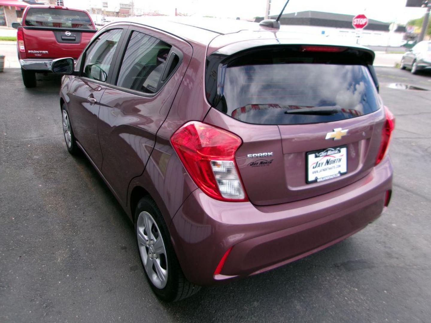 2019 PURPLE CHEVROLET SPARK LS (KL8CB6SA9KC) with an 1.4L engine, Continuously Variable transmission, located at 501 E. Columbia St., Springfield, OH, 45503, (800) 262-7122, 39.925262, -83.801796 - *** Clean CarFax *** Low Miles *** Serviced and Detailed *** Great MPG *** Automatic *** A/C *** Jay North Auto has offered hand picked vehicles since 1965! Our customer's enjoy a NO pressure buying experience with a small town feel. All of our vehicles get fully inspected and detailed. We are a - Photo#4