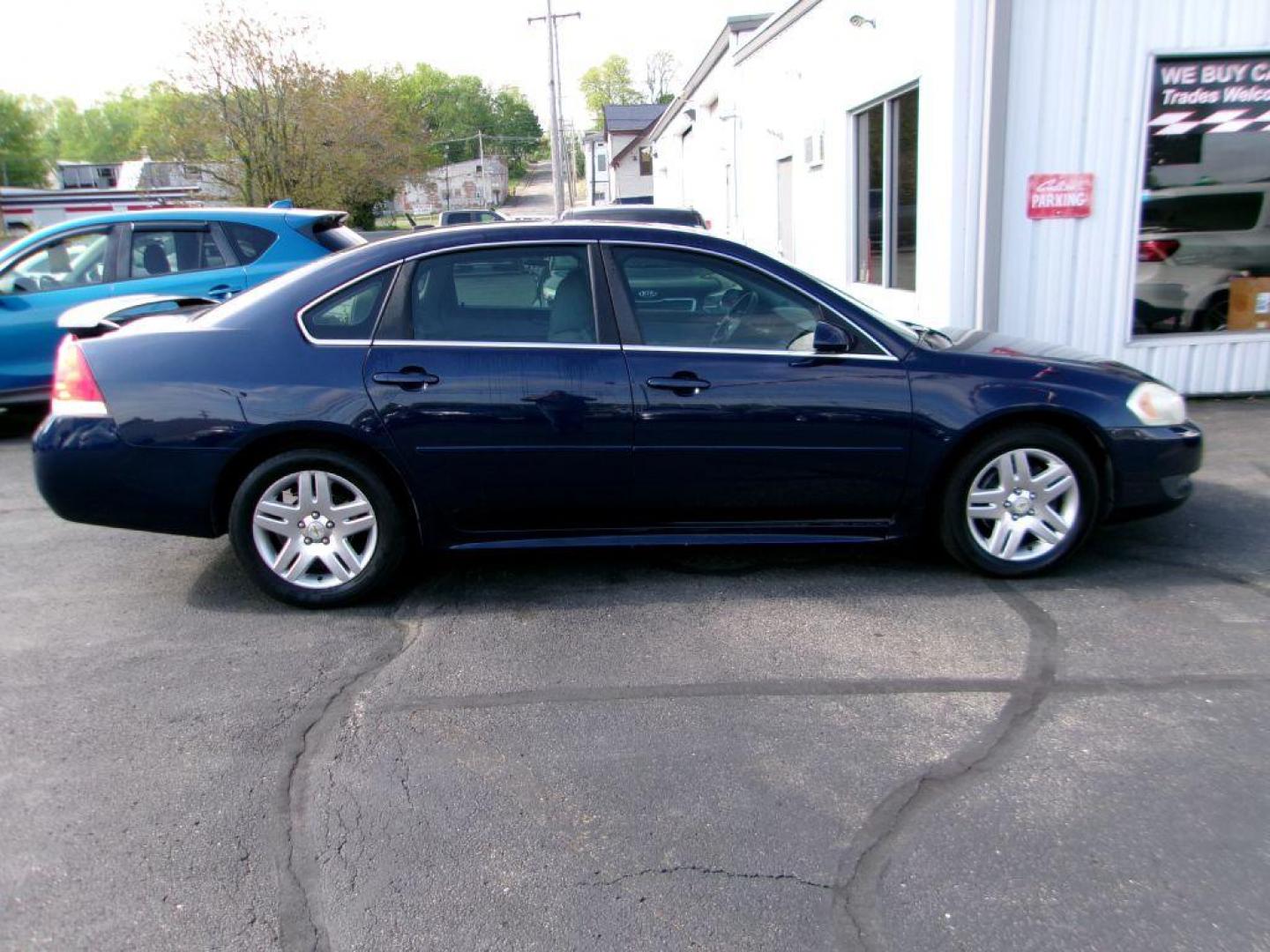 2011 BLUE CHEVROLET IMPALA LT (2G1WB5EK7B1) with an 3.5L engine, Automatic transmission, located at 501 E. Columbia St., Springfield, OH, 45503, (800) 262-7122, 39.925262, -83.801796 - ***New Front and Rear Pads and Rotors***Heated Leather Seating***3.5L***LT***Serviced and Detailed*** Jay North Auto has offered hand picked vehicles since 1965! Our customer's enjoy a NO pressure buying experience with a small town feel. All of our vehicles get fully inspected and detailed. W - Photo#0