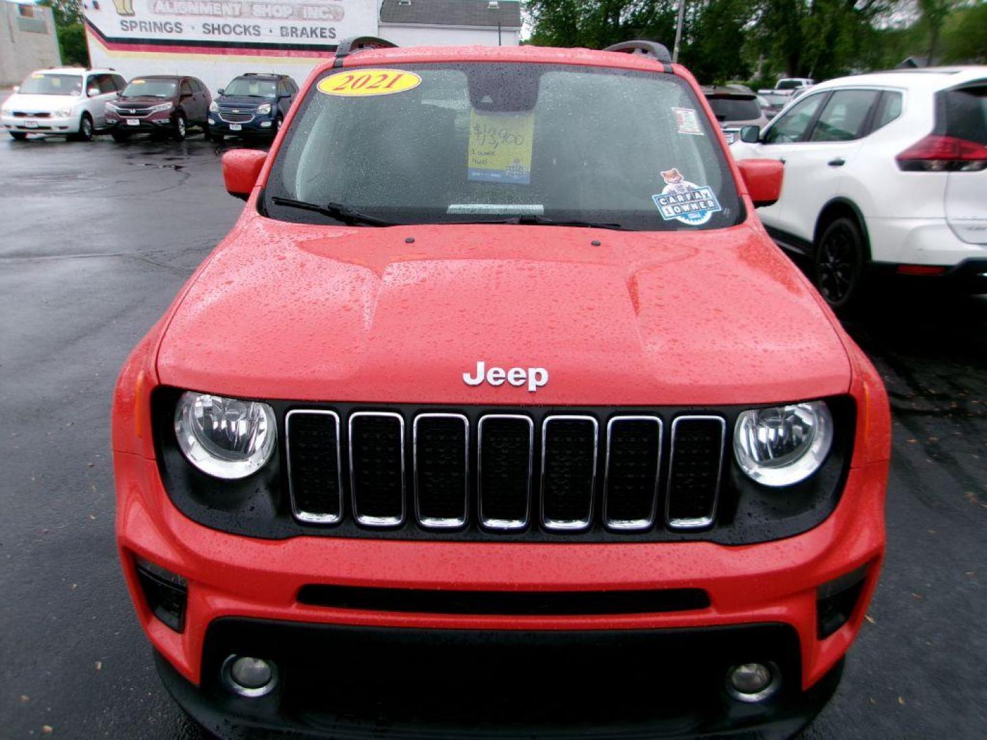2021 ORANGE JEEP RENEGADE LATITUDE (ZACNJDBB0MP) with an 2.4L engine, Automatic transmission, located at 501 E. Columbia St., Springfield, OH, 45503, (800) 262-7122, 39.925262, -83.801796 - *** 1 Owner *** Clean CarFax w/ good service history *** Latitude 4wd *** NICE *** Serviced and Detailed *** Jay North Auto has offered hand picked vehicles since 1965! Our customer's enjoy a NO pressure buying experience with a small town feel. All of our vehicles get fully inspected and detai - Photo#2