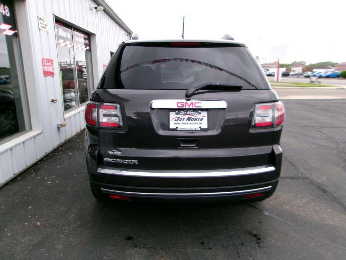 2015 GRAY GMC ACADIA SLT-1 (1GKKRRKD4FJ) with an 3.6L engine, Automatic transmission, located at 501 E. Columbia St., Springfield, OH, 45503, (800) 262-7122, 39.925262, -83.801796 - *** 1 Owner *** Clean CarFax *** V6 FWD *** Third Row *** Remote Start *** Leather *** Loaded *** Serviced and Detailed *** Jay North Auto has offered hand picked vehicles since 1965! Our customer's enjoy a NO pressure buying experience with a small town feel. All of our vehicles get fully insp - Photo#4