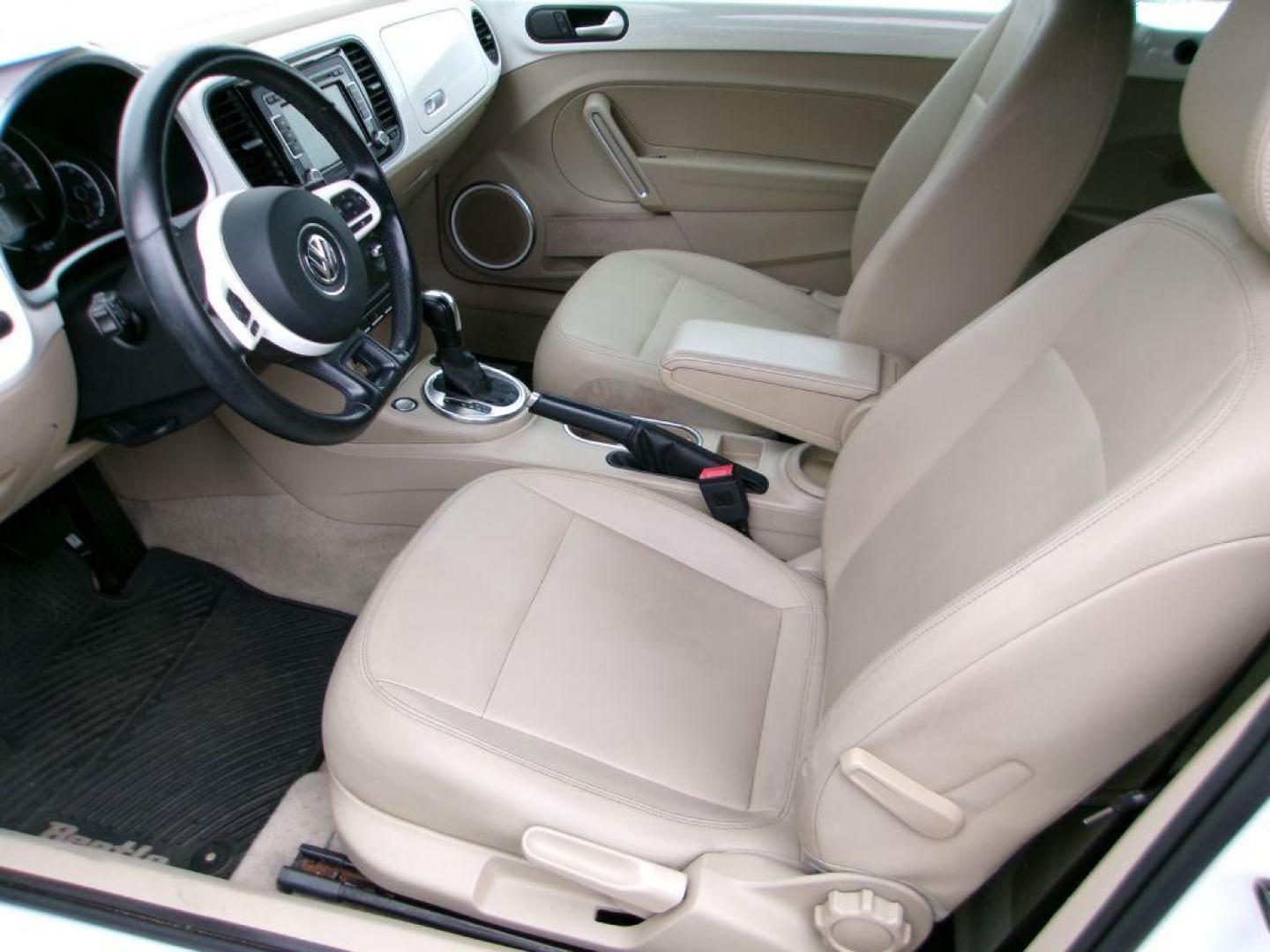 2013 WHITE VOLKSWAGEN BEETLE 2.5 (3VW5P7AT7DM) with an 2.5L engine, Automatic transmission, located at 501 E. Columbia St., Springfield, OH, 45503, (800) 262-7122, 39.925262, -83.801796 - *** 1 Owner *** Serviced and Deatiled *** Leather *** Push Button Start *** Jay North Auto has offered hand picked vehicles since 1965! Our customer's enjoy a NO pressure buying experience with a small town feel. All of our vehicles get fully inspected and detailed. We are a preferred dealer fo - Photo#9