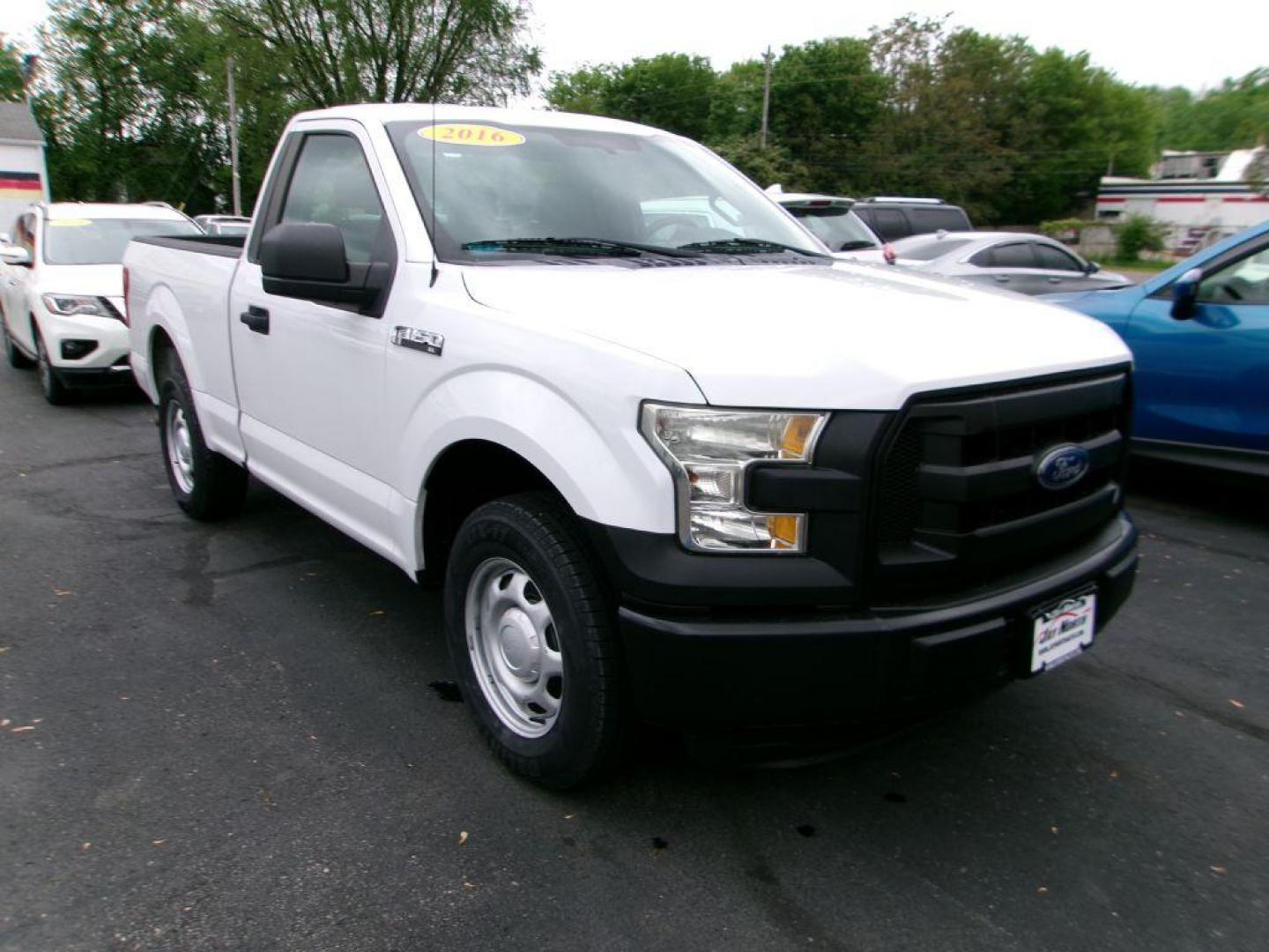 2016 WHITE FORD F150 XL (1FTMF1C80GF) with an 3.5L engine, Automatic transmission, located at 501 E. Columbia St., Springfield, OH, 45503, (800) 262-7122, 39.925262, -83.801796 - *** New Tires*** Power Windows and Locks *** XL *** 3.5L V6 *** Serviced and Detailed *** Bedliner *** Jay North Auto has offered hand picked vehicles since 1965! Our customer's enjoy a NO pressure buying experience with a small town feel. All of our vehicles get fully inspected and detailed. We - Photo#1