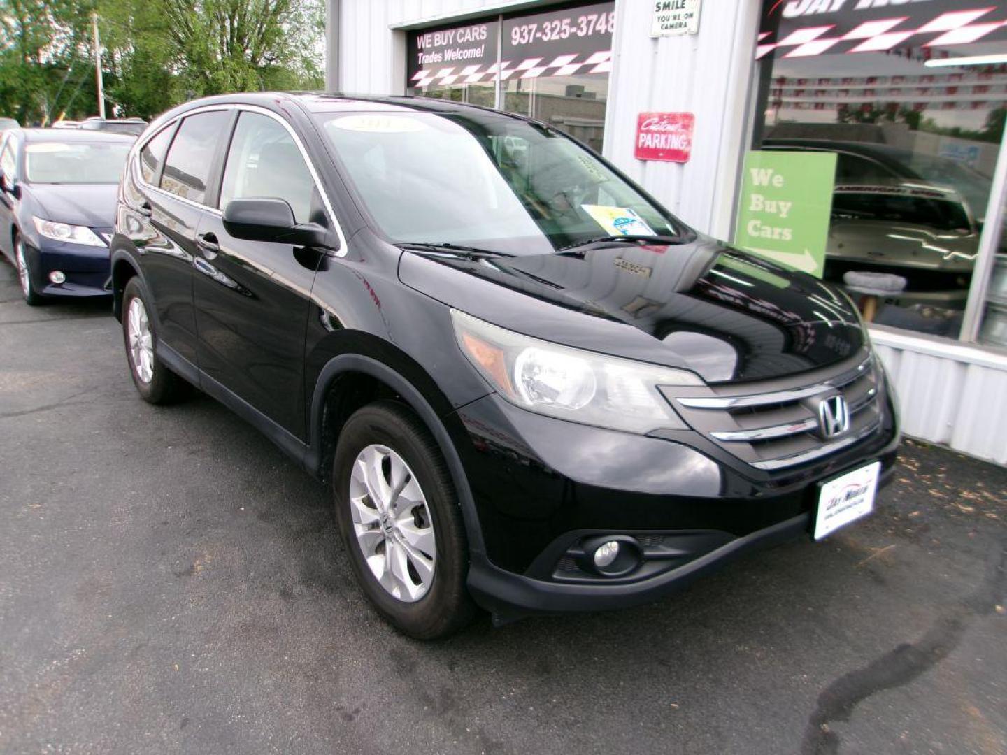 2013 BLACK HONDA CR-V EX (2HKRM4H56DH) with an 2.4L engine, Automatic transmission, located at 501 E. Columbia St., Springfield, OH, 45503, (800) 262-7122, 39.925262, -83.801796 - *** EX *** AWD *** Moonroof *** Back Up Camera *** Serviced and Detailed *** 2.4L *** NICE *** Jay North Auto has offered hand picked vehicles since 1965! Our customer's enjoy a NO pressure buying experience with a small town feel. All of our vehicles get fully inspected and detailed. We are a - Photo#1