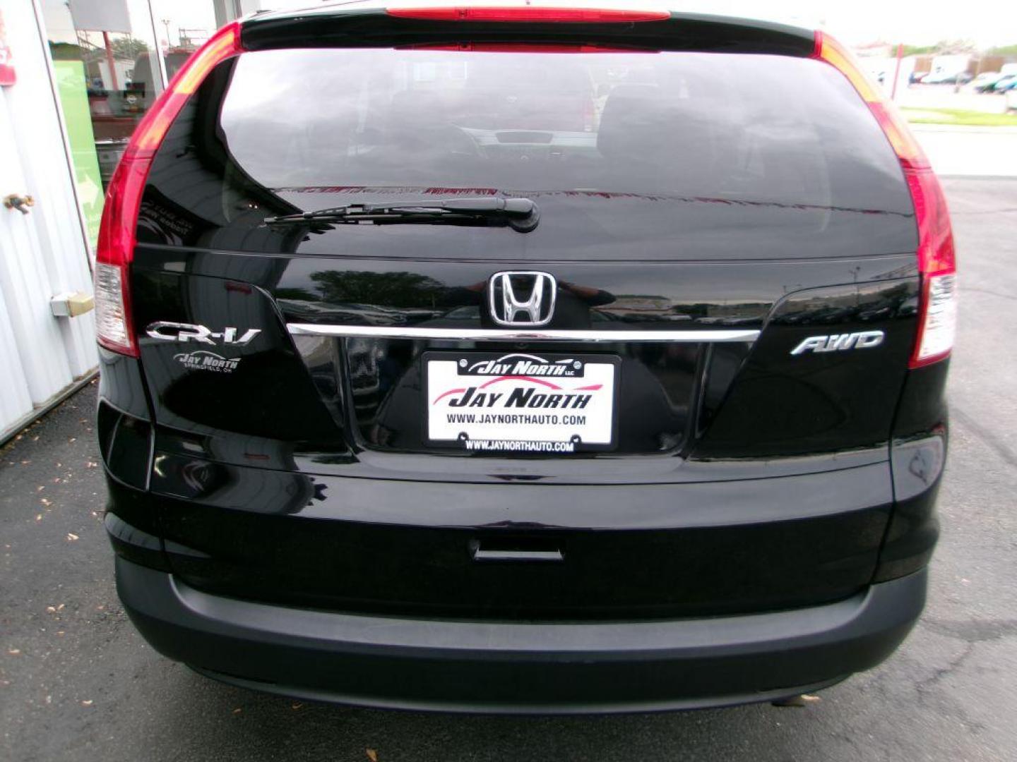 2013 BLACK HONDA CR-V EX (2HKRM4H56DH) with an 2.4L engine, Automatic transmission, located at 501 E. Columbia St., Springfield, OH, 45503, (800) 262-7122, 39.925262, -83.801796 - *** EX *** AWD *** Moonroof *** Back Up Camera *** Serviced and Detailed *** 2.4L *** NICE *** Jay North Auto has offered hand picked vehicles since 1965! Our customer's enjoy a NO pressure buying experience with a small town feel. All of our vehicles get fully inspected and detailed. We are a - Photo#4