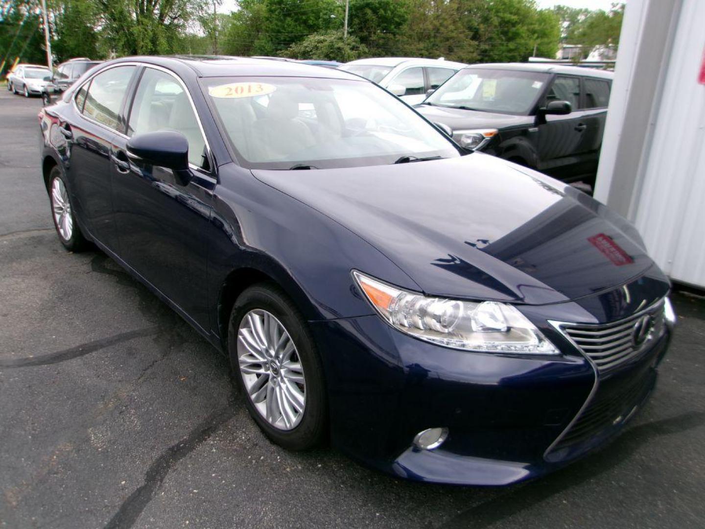 2013 BLUE LEXUS ES 350 (JTHBK1GG2D2) with an 3.5L engine, Automatic transmission, located at 501 E. Columbia St., Springfield, OH, 45503, (800) 262-7122, 39.925262, -83.801796 - *** 3.5L V6 *** Premium Audio w/ Navigation *** Moonroof *** Heated and Cooled Leather Seating *** Blind Spot *** Parking Assist ** Serviced and Detailed *** Lexus Quality #1 *** Jay North Auto has offered hand picked vehicles since 1965! Our customer's enjoy a NO pressure buying experience wit - Photo#1