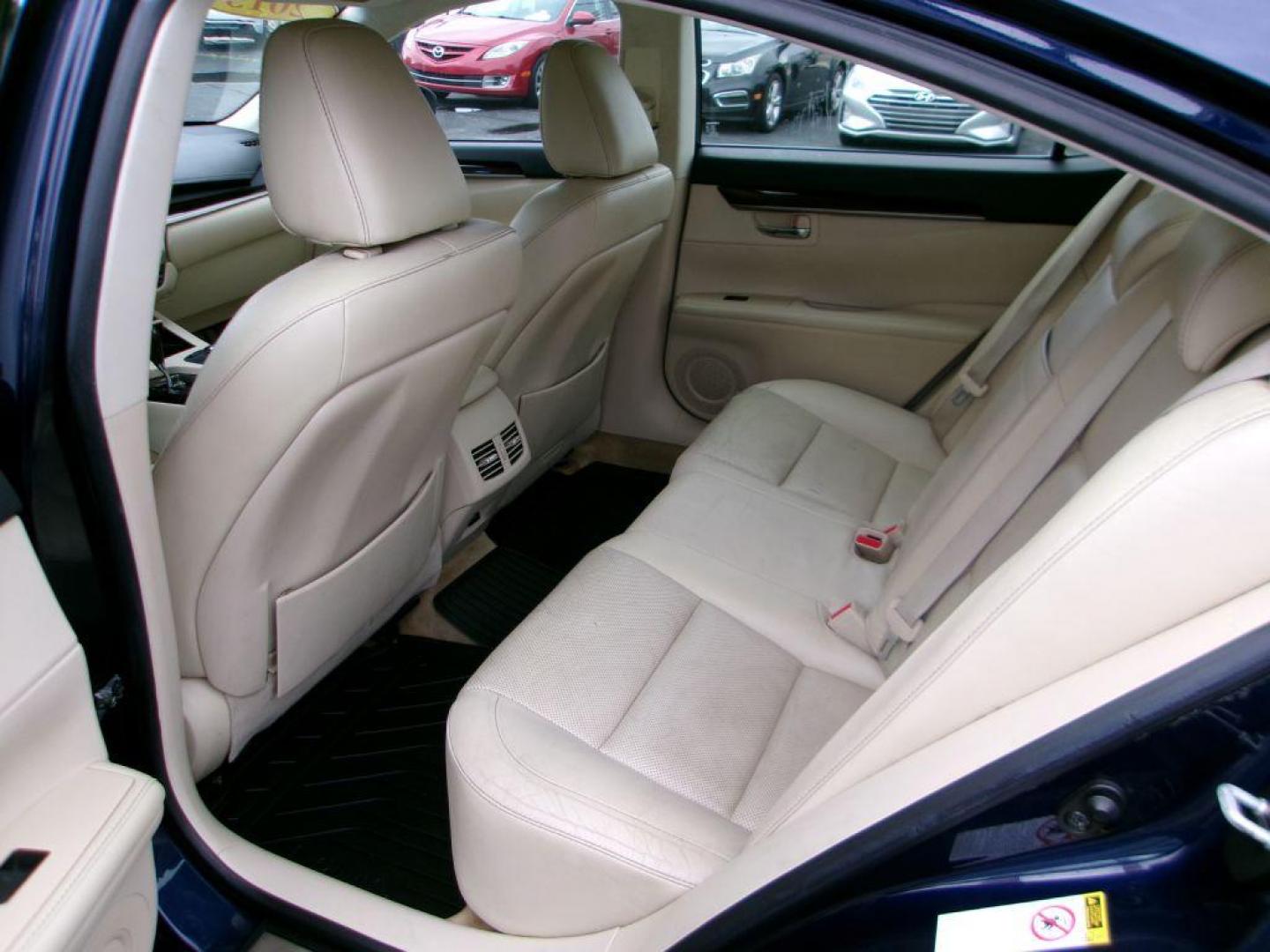 2013 BLUE LEXUS ES 350 (JTHBK1GG2D2) with an 3.5L engine, Automatic transmission, located at 501 E. Columbia St., Springfield, OH, 45503, (800) 262-7122, 39.925262, -83.801796 - *** 3.5L V6 *** Premium Audio w/ Navigation *** Moonroof *** Heated and Cooled Leather Seating *** Blind Spot *** Parking Assist ** Serviced and Detailed *** Lexus Quality #1 *** Jay North Auto has offered hand picked vehicles since 1965! Our customer's enjoy a NO pressure buying experience wit - Photo#6