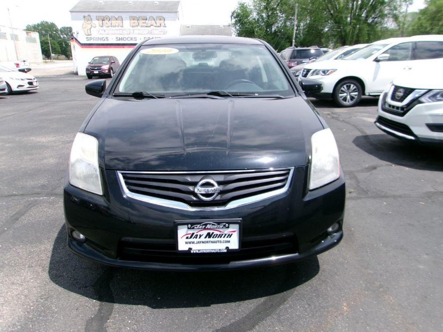 2010 BLACK NISSAN SENTRA 2.0 SL (3N1AB6AP6AL) with an 2.0L engine, Continuously Variable transmission, located at 501 E. Columbia St., Springfield, OH, 45503, (800) 262-7122, 39.925262, -83.801796 - *** Leather *** Moonroof *** 2.0L SL FWD *** Serviced and Detailed *** Well Maintained w/ 31 Service Records on Clean CarFax *** Very Clean *** Jay North Auto has offered hand picked vehicles since 1965! Our customer's enjoy a NO pressure buying experience with a small town feel. All of our ve - Photo#1