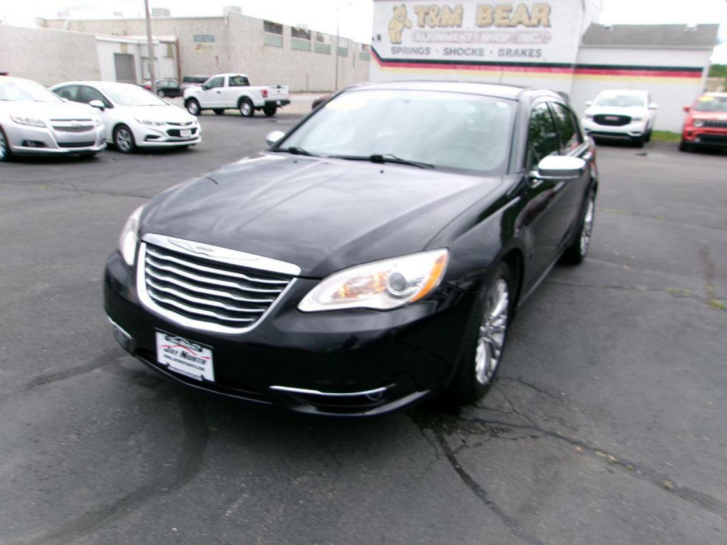 2013 BLACK CHRYSLER 200 LIMITED (1C3CCBCG9DN) with an 3.6L engine, Automatic transmission, located at 501 E. Columbia St., Springfield, OH, 45503, (800) 262-7122, 39.925262, -83.801796 - *** New Battery *** New Brakes *** Serviced and Detailed *** Limited V6 *** Leather *** Clean CarFax w/ many service records *** Jay North Auto has offered hand picked vehicles since 1965! Our customer's enjoy a NO pressure buying experience with a small town feel. All of our vehicles get fully - Photo#6