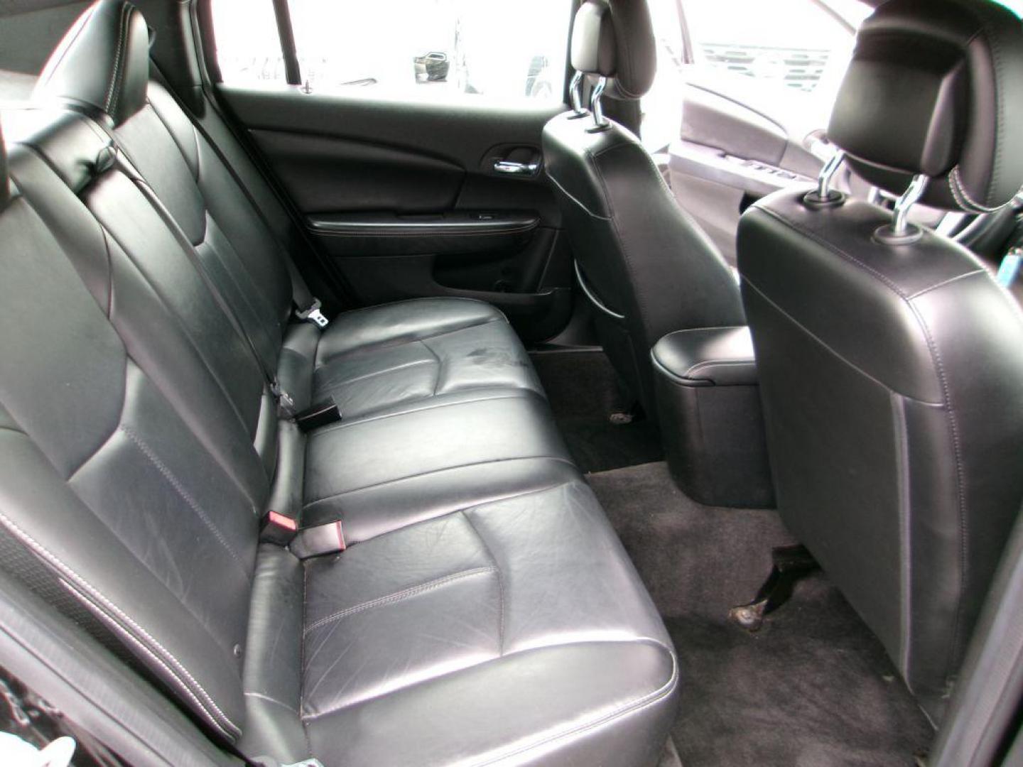 2013 BLACK CHRYSLER 200 LIMITED (1C3CCBCG9DN) with an 3.6L engine, Automatic transmission, located at 501 E. Columbia St., Springfield, OH, 45503, (800) 262-7122, 39.925262, -83.801796 - *** New Battery *** New Brakes *** Serviced and Detailed *** Limited V6 *** Leather *** Clean CarFax w/ many service records *** Jay North Auto has offered hand picked vehicles since 1965! Our customer's enjoy a NO pressure buying experience with a small town feel. All of our vehicles get fully - Photo#14