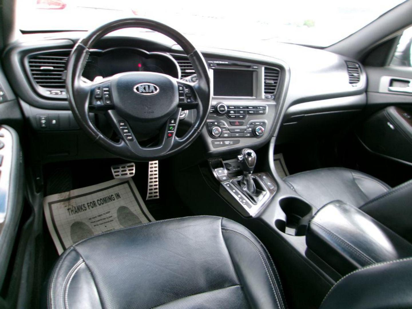 2013 BLACK KIA OPTIMA SXL (5XXGR4A6XDG) , Automatic transmission, located at 501 E. Columbia St., Springfield, OH, 45503, (800) 262-7122, 39.925262, -83.801796 - *** Local Trade *** Serviced and Detailed *** Loaded *** SX Premium Touring Package- Panoramic Sunroof- Power Folding Outside Mirrors- Infinity Audio System- UVO Powered by Microsoft- HD Radio Technology- Rear Camera Display- Power Front Passenger's Seat- Driver's Seat Memory- Heated and Cooled Fron - Photo#10