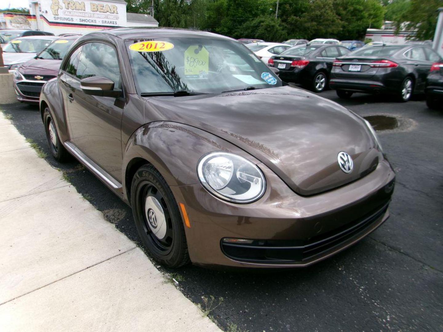 2012 BROWN VOLKSWAGEN BEETLE 2.5 (3VWJP7AT3CM) with an 2.5L engine, Automatic transmission, located at 501 E. Columbia St., Springfield, OH, 45503, (800) 262-7122, 39.925262, -83.801796 - *** Serviced and Detailed *** 2.5L *** Power Windows and Locks *** NICE!!! *** Jay North Auto has offered hand picked vehicles since 1965! Our customer's enjoy a NO pressure buying experience with a small town feel. All of our vehicles get fully inspected and detailed. We are a preferred dealer - Photo#0