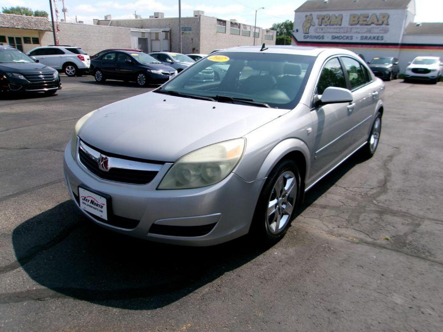 2007 SILVER SATURN AURA XE (1G8ZS57N97F) with an 3.5L engine, Automatic transmission, located at 501 E. Columbia St., Springfield, OH, 45503, (800) 262-7122, 39.925262, -83.801796 - ***Local Trade***Clean Carfax***New Tires***New Front and Rear Break Pads and Rotors***Leather Seating***Sunroof***Serviced and Detailed*** Jay North Auto has offered hand picked vehicles since 1965! Our customer's enjoy a NO pressure buying experience with a small town feel. All of our vehicles - Photo#6