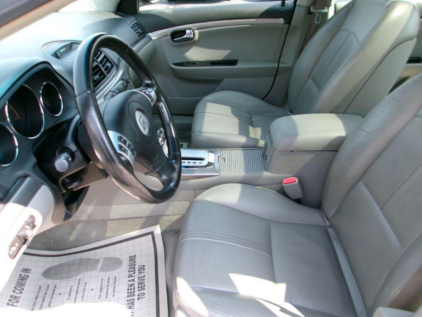 2007 SILVER SATURN AURA XE (1G8ZS57N97F) with an 3.5L engine, Automatic transmission, located at 501 E. Columbia St., Springfield, OH, 45503, (800) 262-7122, 39.925262, -83.801796 - ***Local Trade***Clean Carfax***New Tires***New Front and Rear Break Pads and Rotors***Leather Seating***Sunroof***Serviced and Detailed*** Jay North Auto has offered hand picked vehicles since 1965! Our customer's enjoy a NO pressure buying experience with a small town feel. All of our vehicles - Photo#8