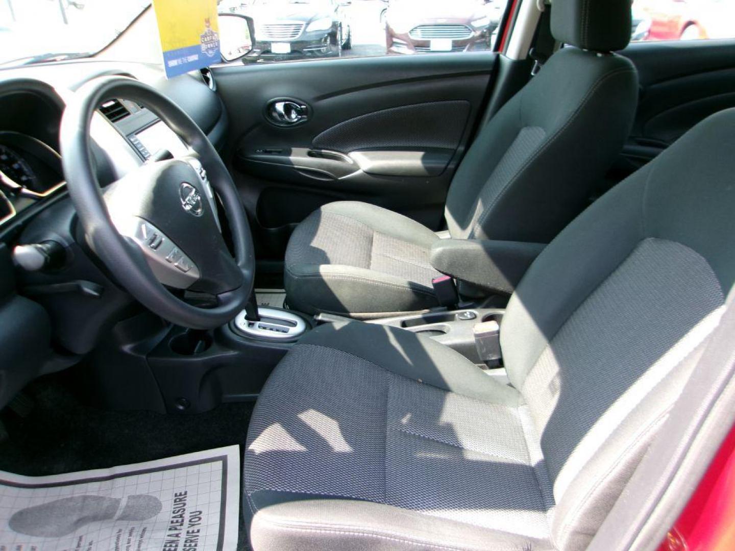 2019 RED NISSAN VERSA SV (3N1CN7AP7KL) with an 1.6L engine, Continuously Variable transmission, located at 501 E. Columbia St., Springfield, OH, 45503, (800) 262-7122, 39.925262, -83.801796 - *** SV *** Serviced and Detailed *** Back Up Camera *** Power Windows and Locks *** Jay North Auto has offered hand picked vehicles since 1965! Our customer's enjoy a NO pressure buying experience with a small town feel. All of our vehicles get fully inspected and detailed. We are a preferred de - Photo#8