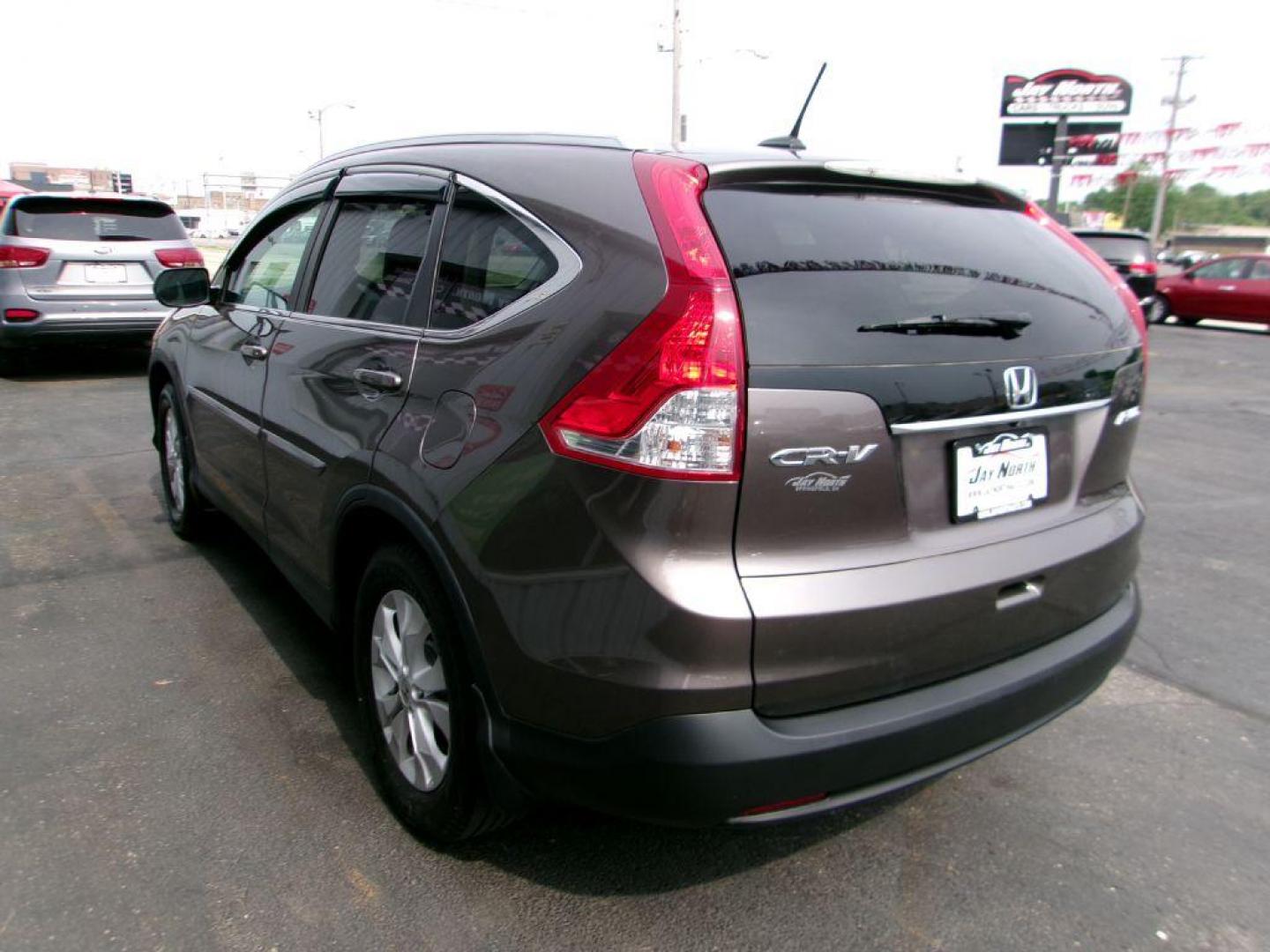 2014 BROWN HONDA CR-V EXL (2HKRM4H78EH) with an 2.4L engine, Automatic transmission, located at 501 E. Columbia St., Springfield, OH, 45503, (800) 262-7122, 39.925262, -83.801796 - Photo#5