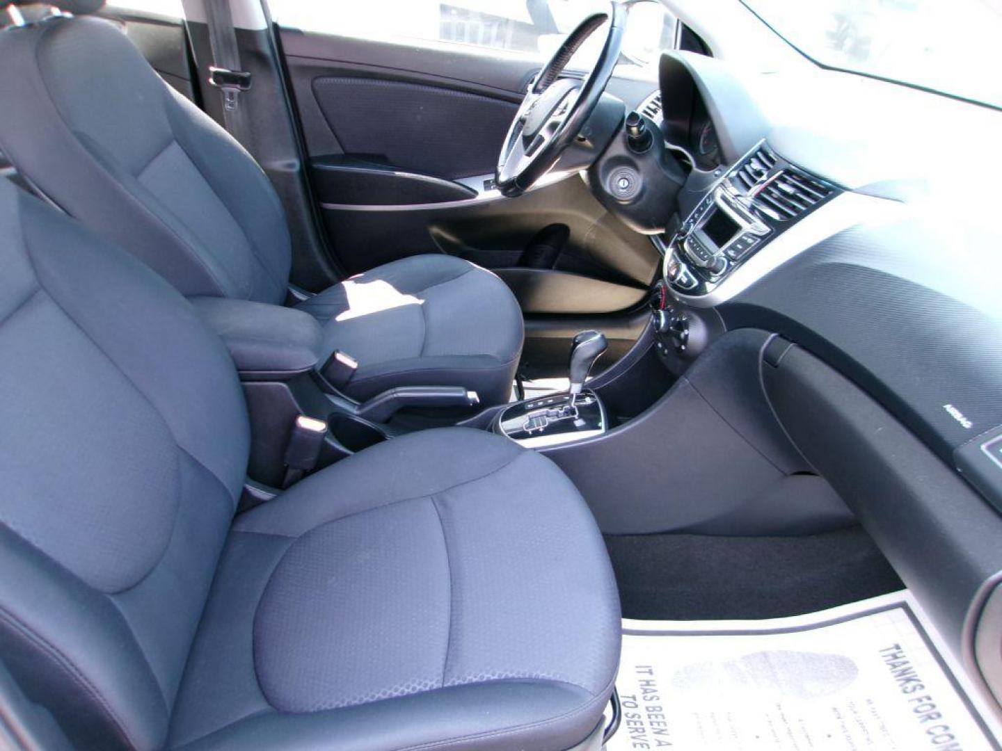 2016 SILVER HYUNDAI ACCENT SPORT (KMHCU5AE5GU) with an 1.6L engine, Automatic transmission, located at 501 E. Columbia St., Springfield, OH, 45503, (800) 262-7122, 39.925262, -83.801796 - Photo#16