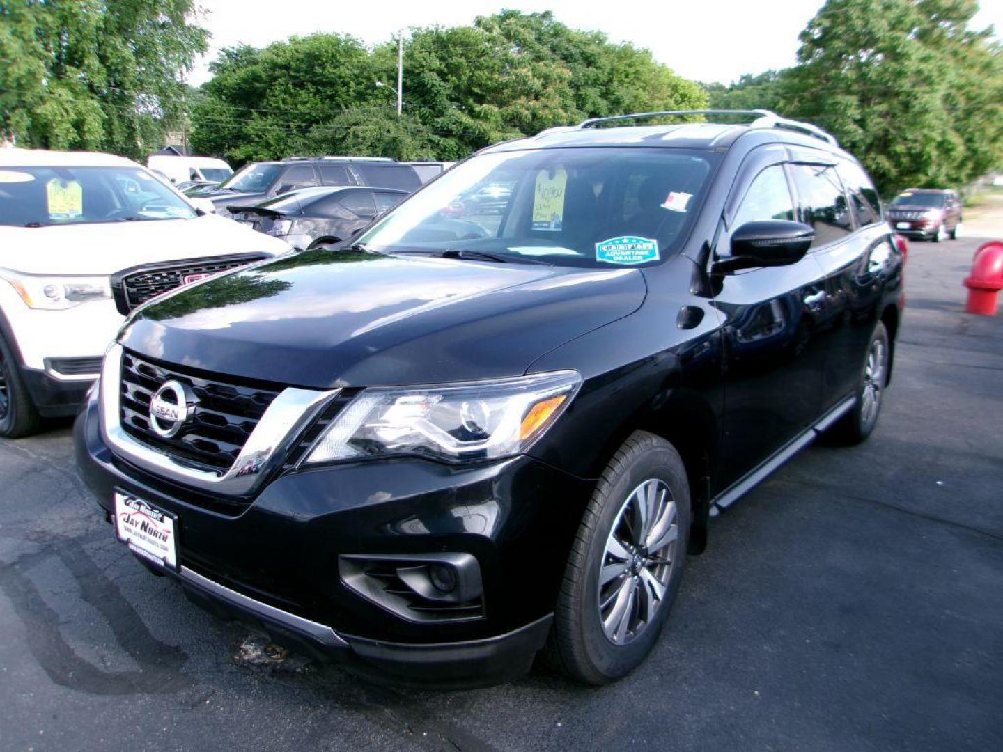 2017 BLACK NISSAN PATHFINDER S (5N1DR2MM1HC) with an 3.5L engine, Continuously Variable transmission, located at 501 E. Columbia St., Springfield, OH, 45503, (800) 262-7122, 39.925262, -83.801796 - *** New Tires *** V6 4x4 *** Third row seating *** New Brakes *** Serviced and Detailed *** Jay North Auto has offered hand picked vehicles since 1965! Our customer's enjoy a NO pressure buying experience with a small town feel. All of our vehicles get fully inspected and detailed. We are a pref - Photo#1