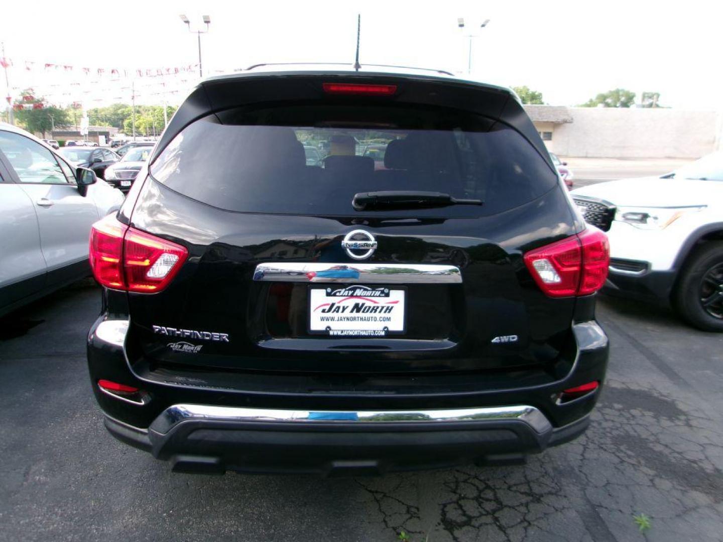 2017 BLACK NISSAN PATHFINDER S (5N1DR2MM1HC) with an 3.5L engine, Continuously Variable transmission, located at 501 E. Columbia St., Springfield, OH, 45503, (800) 262-7122, 39.925262, -83.801796 - *** New Tires *** V6 4x4 *** Third row seating *** New Brakes *** Serviced and Detailed *** Jay North Auto has offered hand picked vehicles since 1965! Our customer's enjoy a NO pressure buying experience with a small town feel. All of our vehicles get fully inspected and detailed. We are a pref - Photo#4