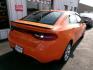 2013 ORANGE DODGE DART SXT (1C3CDFBA9DD) with an 2.0L engine, Automatic transmission, located at 501 E. Columbia St., Springfield, OH, 45503, (800) 262-7122, 39.925262, -83.801796 - Photo#6