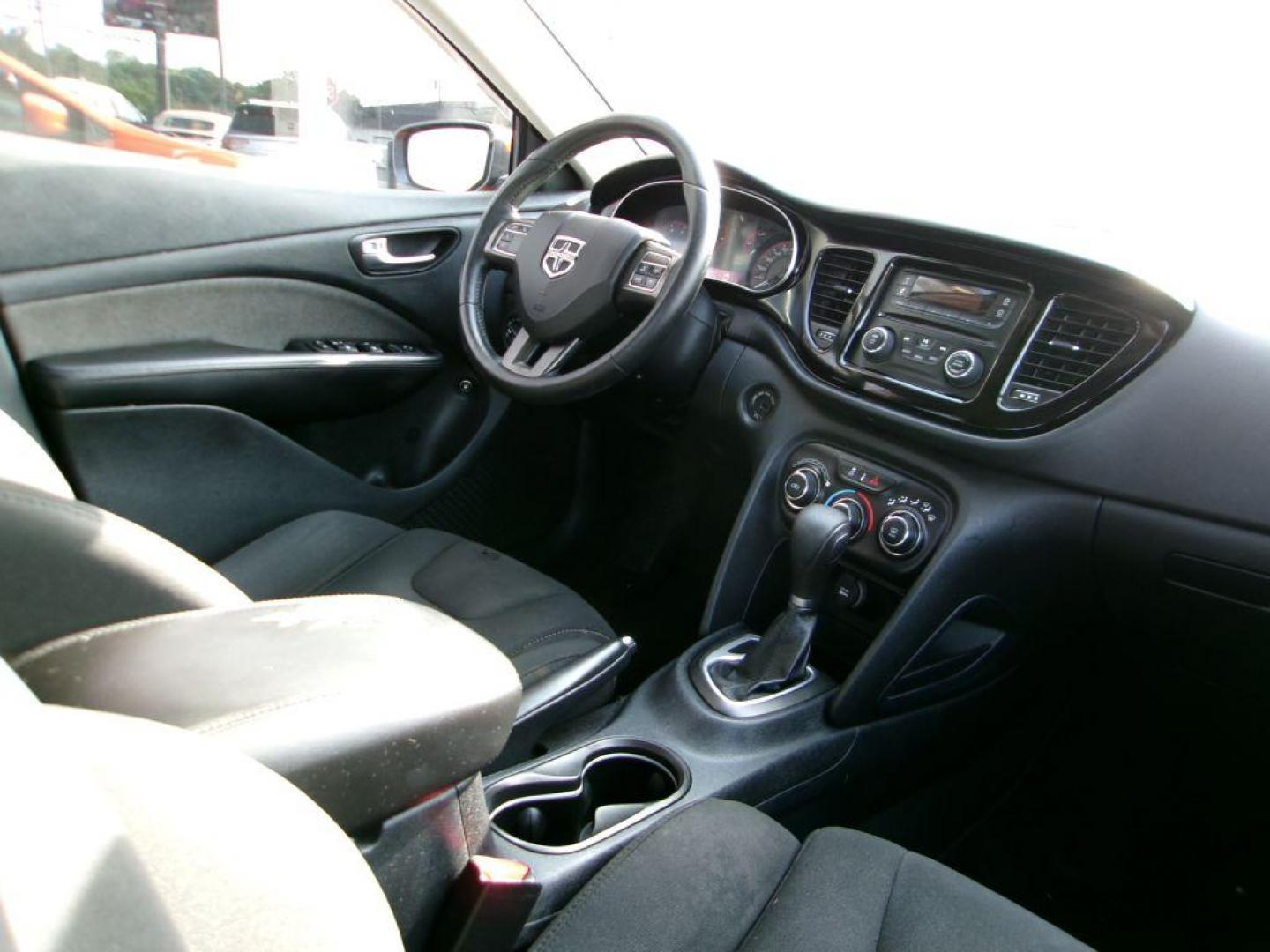 2013 ORANGE DODGE DART SXT (1C3CDFBA9DD) with an 2.0L engine, Automatic transmission, located at 501 E. Columbia St., Springfield, OH, 45503, (800) 262-7122, 39.925262, -83.801796 - Photo#12