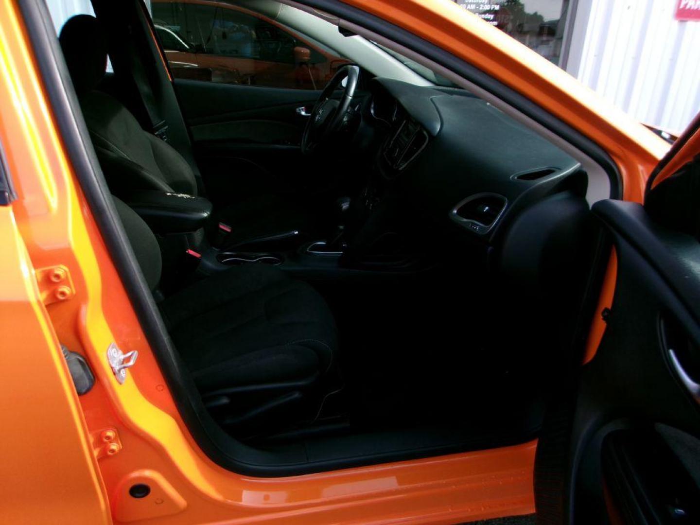 2013 ORANGE DODGE DART SXT (1C3CDFBA9DD) with an 2.0L engine, Automatic transmission, located at 501 E. Columbia St., Springfield, OH, 45503, (800) 262-7122, 39.925262, -83.801796 - Photo#13