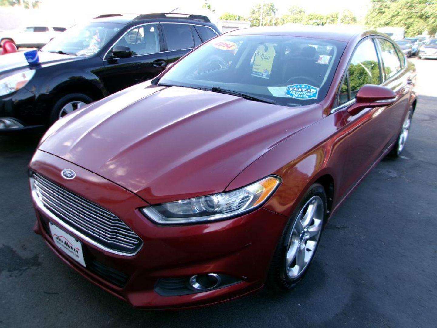 2014 RED FORD FUSION SE (3FA6P0H74ER) with an 2.5L engine, Automatic transmission, located at 501 E. Columbia St., Springfield, OH, 45503, (800) 262-7122, 39.925262, -83.801796 - *** SE Appearance Package *** Moonroof *** Serviced and Detailed *** 2.5L w/6 speed Automatic *** Jay North Auto has offered hand picked vehicles since 1965! Our customer's enjoy a NO pressure buying experience with a small town feel. All of our vehicles get fully inspected and detailed. We are - Photo#2