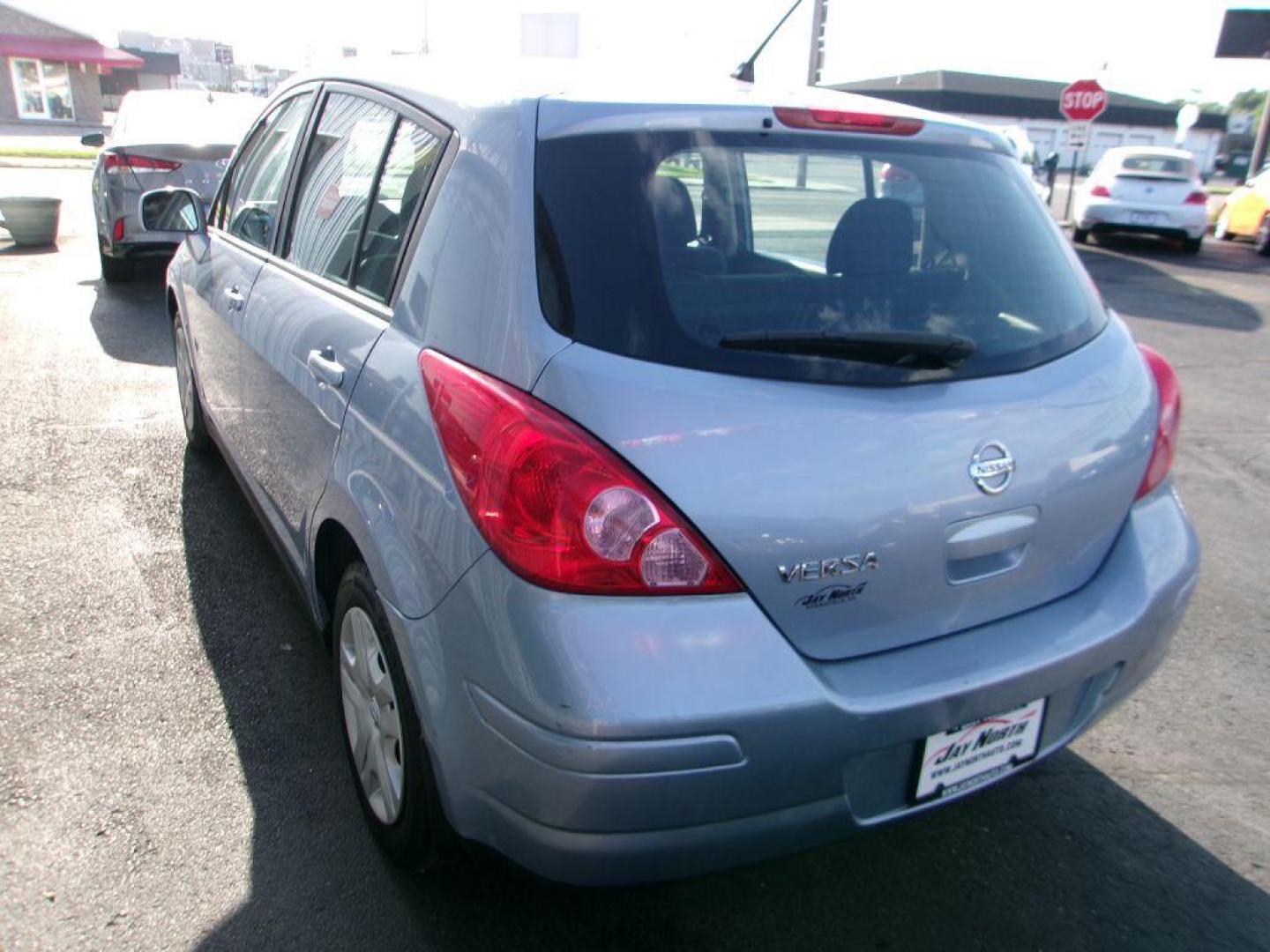 2012 BLUE NISSAN VERSA S (3N1BC1CP5CL) with an 1.8L engine, Continuously Variable transmission, located at 501 E. Columbia St., Springfield, OH, 45503, (800) 262-7122, 39.925262, -83.801796 - Photo#4