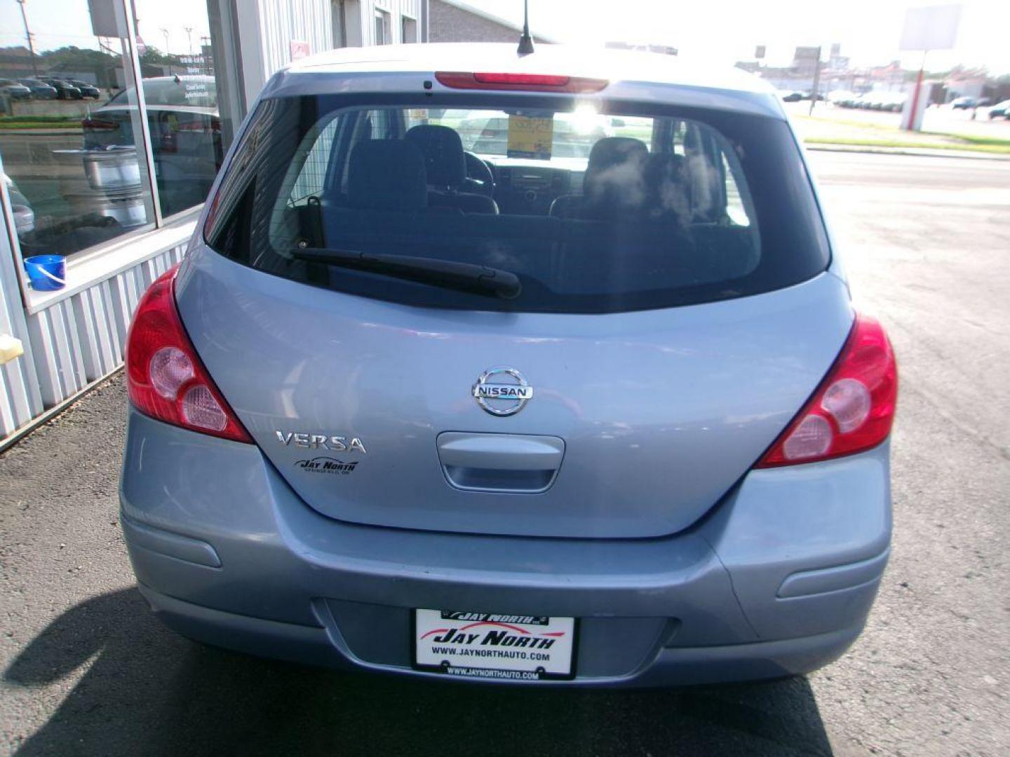 2012 BLUE NISSAN VERSA S (3N1BC1CP5CL) with an 1.8L engine, Continuously Variable transmission, located at 501 E. Columbia St., Springfield, OH, 45503, (800) 262-7122, 39.925262, -83.801796 - Photo#5