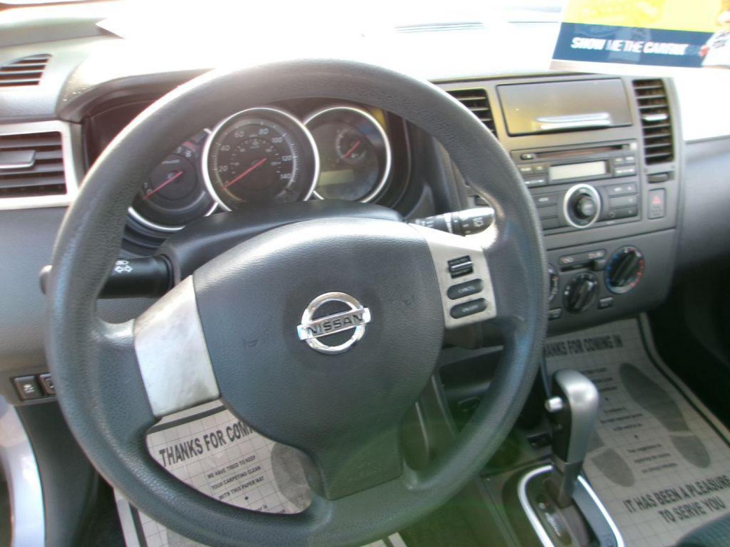 2012 BLUE NISSAN VERSA S (3N1BC1CP5CL) with an 1.8L engine, Continuously Variable transmission, located at 501 E. Columbia St., Springfield, OH, 45503, (800) 262-7122, 39.925262, -83.801796 - Photo#12