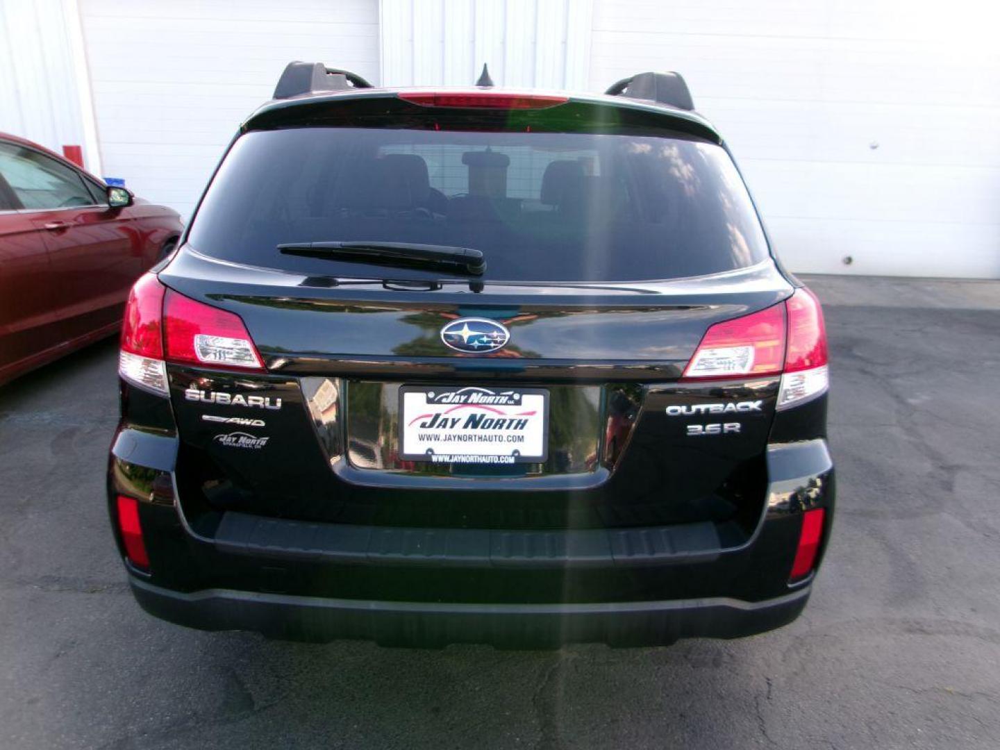 2011 BLACK SUBARU OUTBACK 3.6R LIMITED (4S4BRELC2B2) with an 3.6L engine, Automatic transmission, located at 501 E. Columbia St., Springfield, OH, 45503, (800) 262-7122, 39.925262, -83.801796 - *** 1 Owner w/ Clean CarFax *** 27 Service Records *** Limited *** 3.6L AWD *** Serviced and Detailed *** Jay North Auto has offered hand picked vehicles since 1965! Our customer's enjoy a NO pressure buying experience with a small town feel. All of our vehicles get fully inspected and detailed - Photo#5