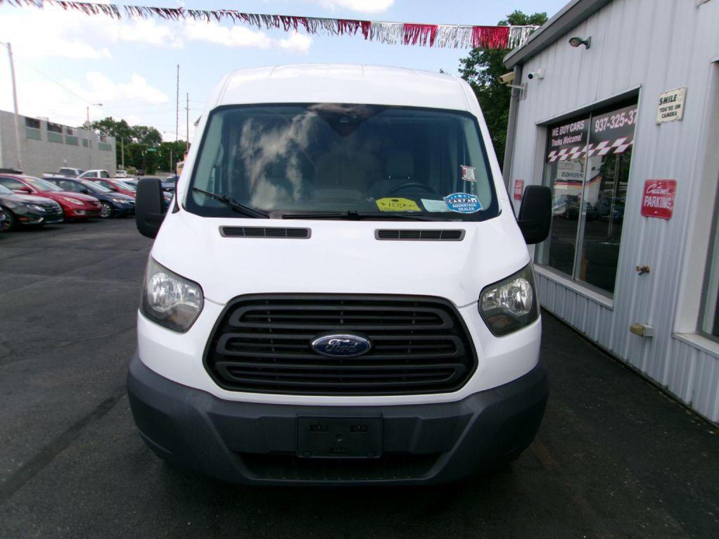 2016 WHITE FORD TRANSIT T-250 (1FTYR2CM4GK) with an 3.7L engine, Automatic transmission, located at 501 E. Columbia St., Springfield, OH, 45503, (800) 262-7122, 39.925262, -83.801796 - Photo#1