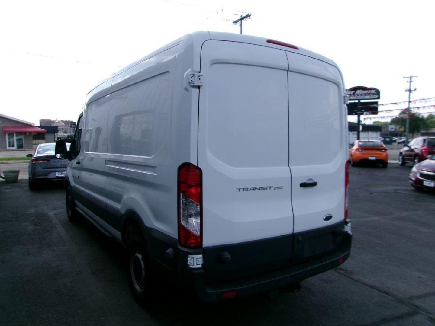 2016 WHITE FORD TRANSIT T-250 (1FTYR2CM4GK) with an 3.7L engine, Automatic transmission, located at 501 E. Columbia St., Springfield, OH, 45503, (800) 262-7122, 39.925262, -83.801796 - Photo#5