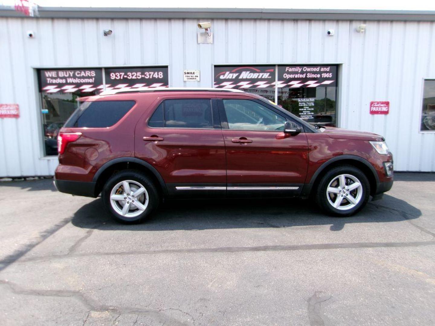2016 BRONZE FORD EXPLORER XLT (1FM5K8D86GG) with an 3.5L engine, Automatic transmission, located at 501 E. Columbia St., Springfield, OH, 45503, (800) 262-7122, 39.925262, -83.801796 - ***Clean Carfax***XLT***3rd Row Seating***Heated Leather Seating***New Tires***New Rear Brake Pads and Rotors***Serviced and Detailed*** Jay North Auto has offered hand picked vehicles since 1965! Our customer's enjoy a NO pressure buying experience with a small town feel. All of our vehicles - Photo#2