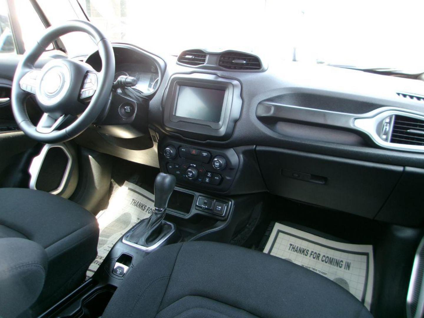 2018 BLACK JEEP RENEGADE LATITUDE (ZACCJABB9JP) with an 2.4L engine, Automatic transmission, located at 501 E. Columbia St., Springfield, OH, 45503, (800) 262-7122, 39.925262, -83.801796 - ***New Front Brake Pads and Rotors***New Tires***New Spark Plugs***Latitude***Apple and Android Auto***Remote Start***Serviced and Detailed*** Jay North Auto has offered hand picked vehicles since 1965! Our customer's enjoy a NO pressure buying experience with a small town feel. All of our veh - Photo#17