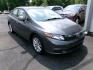 2012 GRAY HONDA CIVIC EX (19XFB2F82CE) with an 1.8L engine, Automatic transmission, located at 501 E. Columbia St., Springfield, OH, 45503, (800) 262-7122, 39.925262, -83.801796 - ***EX***Sunroof***Like New Tires***Serviced and Detailed*** Jay North Auto has offered hand picked vehicles since 1965! Our customer's enjoy a NO pressure buying experience with a small town feel. All of our vehicles get fully inspected and detailed. We are a preferred dealer for many local cr - Photo#0