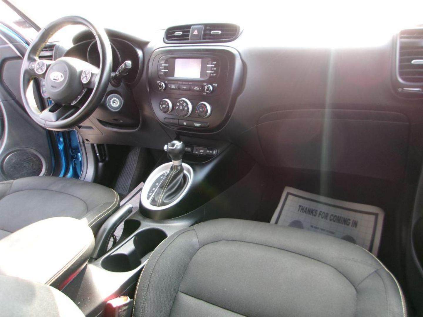 2016 BLUE KIA SOUL + (KNDJP3A50G7) with an 2.0L engine, Automatic transmission, located at 501 E. Columbia St., Springfield, OH, 45503, (800) 262-7122, 39.925262, -83.801796 - ***Clean Carfax***New Front and Rear Brake Pads and Rotors***New Front Calipers***Soul +***Serviced and Detailed*** Jay North Auto has offered hand picked vehicles since 1965! Our customer's enjoy a NO pressure buying experience with a small town feel. All of our vehicles get fully inspected a - Photo#17