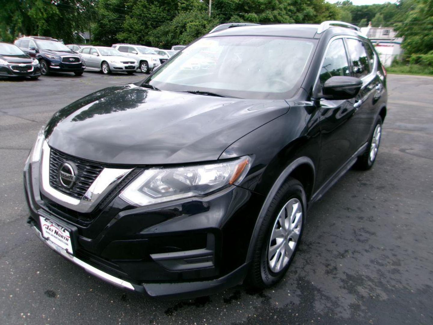 2018 BLACK NISSAN ROGUE SV (KNMAT2MV2JP) with an 2.5L engine, Continuously Variable transmission, located at 501 E. Columbia St., Springfield, OH, 45503, (800) 262-7122, 39.925262, -83.801796 - ***Clean Carfax***SV***Only 50k Miles***AWD***All New Tires***Android and Apple Carplay***Cross Traffic Alert***Blind Spot***Heated Seats***Remote Start***Serviced and Detailed*** Jay North Auto has offered hand picked vehicles since 1965! Our customer's enjoy a NO pressure buying experience wit - Photo#2