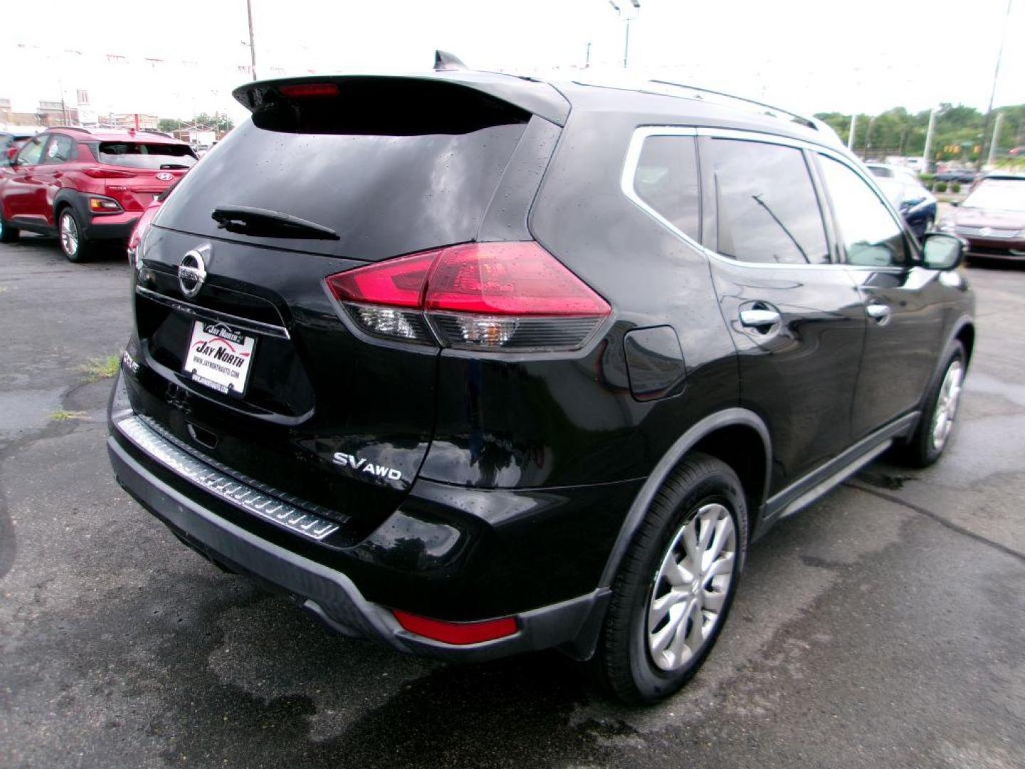 2018 BLACK NISSAN ROGUE SV (KNMAT2MV2JP) with an 2.5L engine, Continuously Variable transmission, located at 501 E. Columbia St., Springfield, OH, 45503, (800) 262-7122, 39.925262, -83.801796 - ***Clean Carfax***SV***Only 50k Miles***AWD***All New Tires***Android and Apple Carplay***Cross Traffic Alert***Blind Spot***Heated Seats***Remote Start***Serviced and Detailed*** Jay North Auto has offered hand picked vehicles since 1965! Our customer's enjoy a NO pressure buying experience wit - Photo#4
