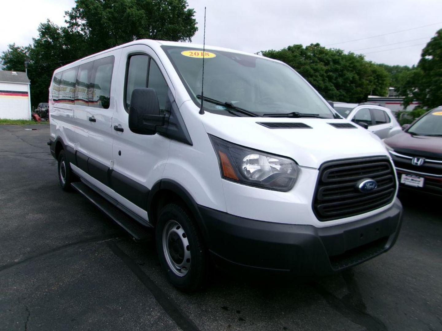2018 WHITE FORD TRANSIT T-350 (1FBZX2ZM8JK) with an 3.7L engine, Automatic transmission, located at 501 E. Columbia St., Springfield, OH, 45503, (800) 262-7122, 39.925262, -83.801796 - *** New Tires *** 1 Owner *** Serviced and Detailed *** 15 Passenger *** 3.7L *** Low Miles *** Jay North Auto has offered hand picked vehicles since 1965! Our customer's enjoy a NO pressure buying experience with a small town feel. All of our vehicles get fully inspected and detailed. We are a - Photo#0