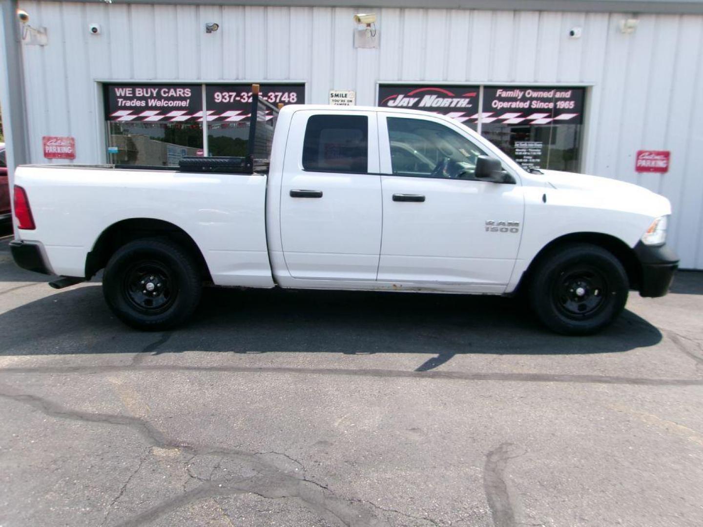 2017 WHITE RAM 1500 TRADESMAN (1C6RR6FG9HS) with an 3.6L engine, Automatic transmission, located at 501 E. Columbia St., Springfield, OH, 45503, (800) 262-7122, 39.925262, -83.801796 - Photo#1