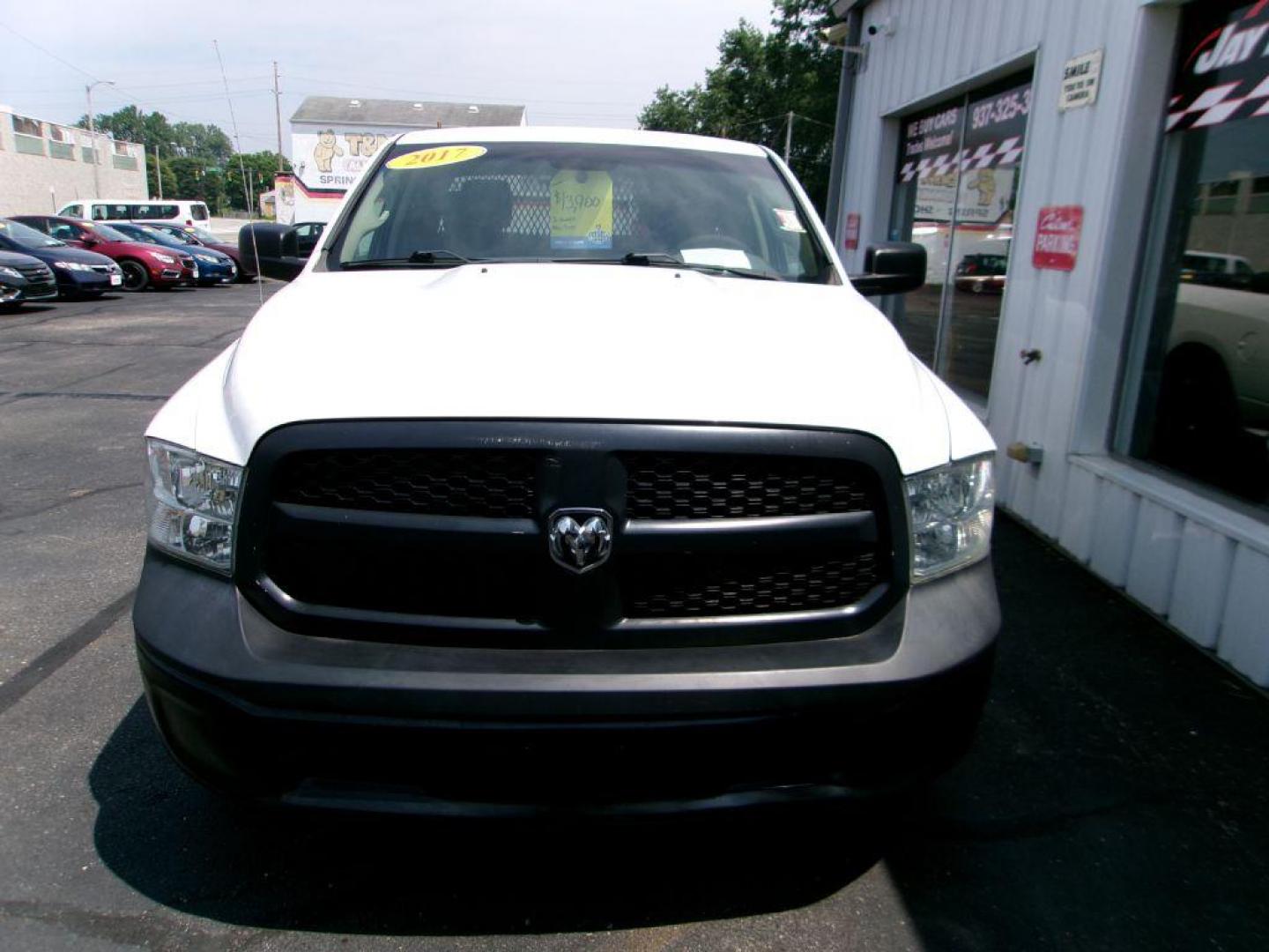 2017 WHITE RAM 1500 TRADESMAN (1C6RR6FG9HS) with an 3.6L engine, Automatic transmission, located at 501 E. Columbia St., Springfield, OH, 45503, (800) 262-7122, 39.925262, -83.801796 - Photo#2