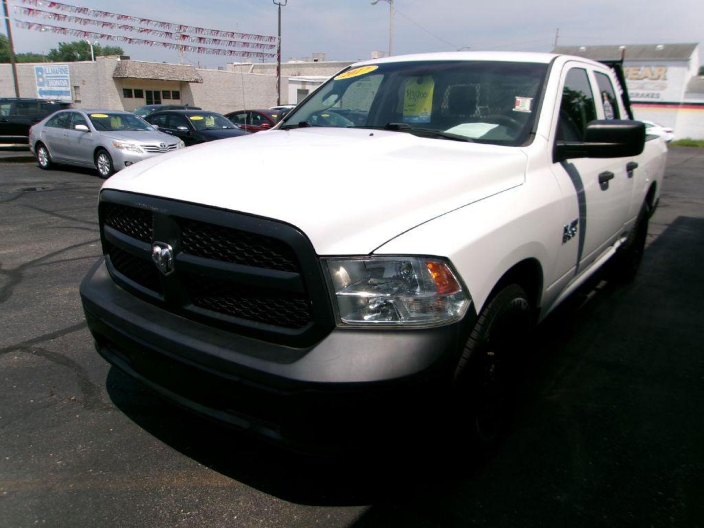 2017 WHITE RAM 1500 TRADESMAN (1C6RR6FG9HS) with an 3.6L engine, Automatic transmission, located at 501 E. Columbia St., Springfield, OH, 45503, (800) 262-7122, 39.925262, -83.801796 - Photo#3
